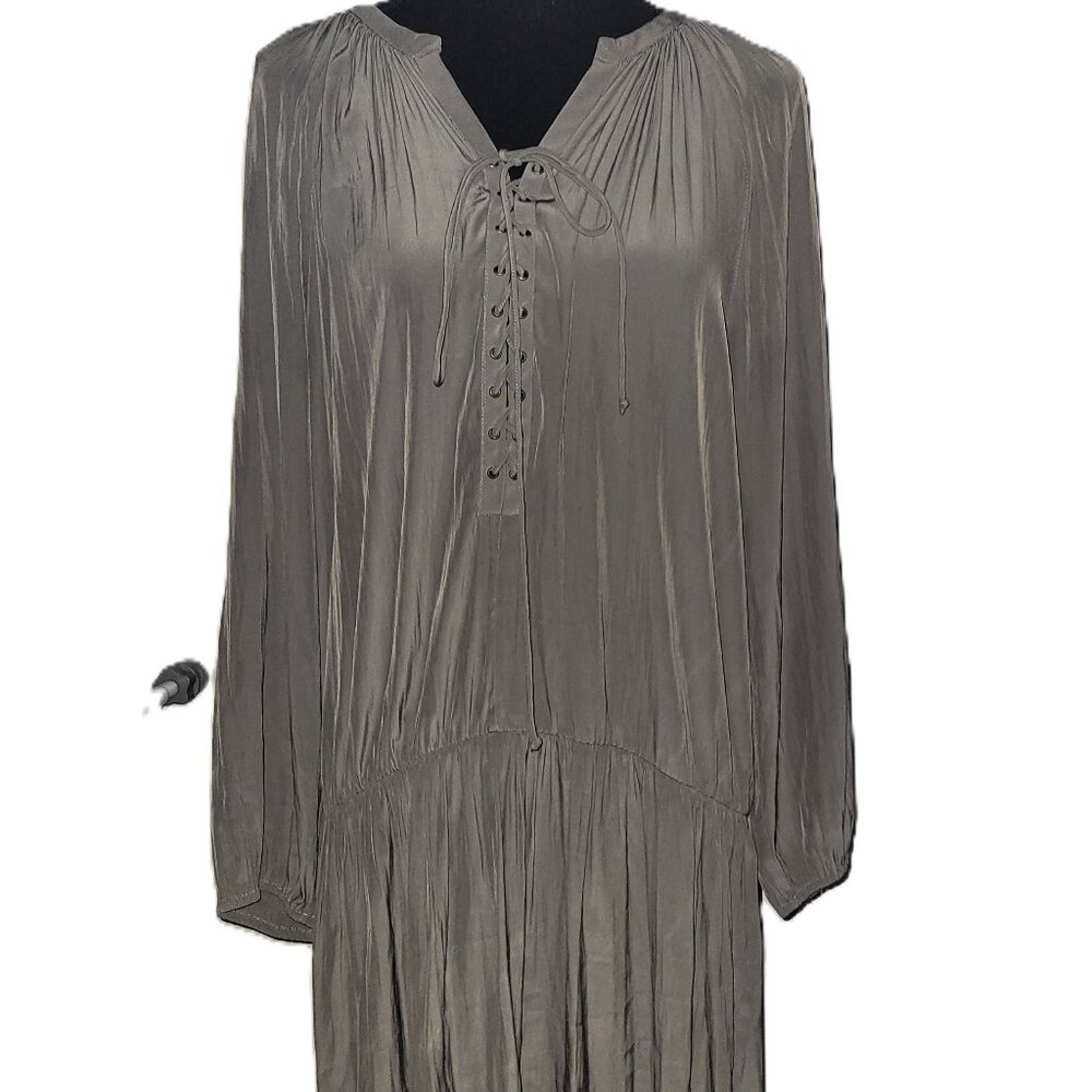 RamyBrook Gray Drop-Waisted Dress - S